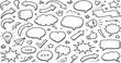 © Roman - A collection of various cartoon speech bubbles icons and symbols for creative expression and communication
