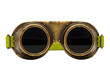 © dipu - Vintage goggles with green straps isolated on transparent background
