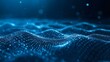 © Anyket - Abstract digital wave pattern in blue tones