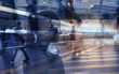 © kieferpix - Businesswoman People Urban Crowd Motion Blur Cityscape – Fast-Paced Modern City Life