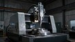 © vivekFx - CNC machine operating in industrial workshop