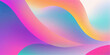 © LumenCraft - Abstract colorful wave pattern design with bright rainbow colors and smooth vector lines