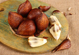 Fresh organic tropical salak fruit for healthy eating