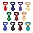 © Cowgirl - vector cravat icons