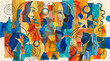 © Fikri Haikal - Abstract group psychology and social dynamics concept