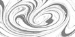 © Creative Lis - Abstract black and white swirl background featuring a seamless spiral fractal design with artistic liquid waves and curved line patterns for an elegant vector illustration wallpaper backdrop