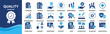 © Icon Designer - Quality icon set collection. an icon pack contain standard, excellence, consistency, improvement, control, accuracy, efficiency, performance, reliability, measurement