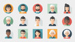 © ahmad - Collection of Diverse People Avatar Icons Representing Different Ages and Genders.