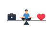 © Smaev - Work-life balance on a scale