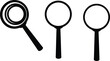 © Miracle - Magnifying glass with handle shows focus on research analysis and discovery conceptual symbol of investigation and investigation tools