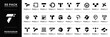 © GoRise - Collection of letter T initial logo icon design template. elegant, modern, luxury.