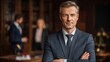 © LimeSky - Assured man in suit awaits at family lawyer s office for divorce proceedings