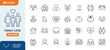 © Cetacons - Family and Love line editable icons set. editable stroke. Vector illustration