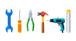 © Juliana - Colorful set of various tools for repair and construction