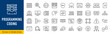 © iiierlok_xolms - Programming and coding web icons in line style. Information technology, developer, idea, advertising, app, archive, collection. Editable stroke. Vector illustration.