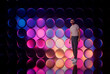 © Rendara Studio - Colorful portrait by gradient wall 3D background
