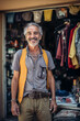 © Pixelmagic - Proud Italian Male Shop Owner Standing Outside His Store