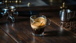 © aviavlad - Rich espresso brewed to perfection in a cozy coffee shop setting