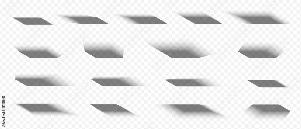 Realistic box shadow effects create a soft drop shade for 3d mockups ...