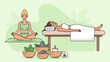© SUNDARI - Relaxing spa and meditation scene with wellness treatment and natural elements