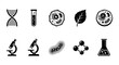 © Rifky - Science and biology laboratory icons set.