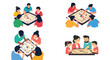 © Youland - Carrom board game family fun gathering moments