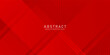 © ardi - Abstract Red Geometric Background with Diagonal Layers and Halftone Dots. Suit for banner, web, brochure, pamflet and presentation