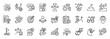 © Uniconlabs - achieve results icon set collection in outline style. icon pack contain progress, triumph, innovation, win, growth, creativity, achieve, gain, vision, reach icon