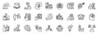 © Uniconlabs - tutoring icon set collection in outline style. icon pack contain mentor, coach, guidance, teacher, lesson, study, learning, education, academic, knowledge icon