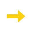 © Mdmehedi - Bright yellow arrow icon isolated on transparent background