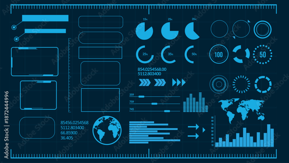 Loading Ux/ui Different UI, UX, GUI mobile screens modern infographic.Template ...
