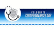 © shen - The combination of stethoscope and shield elements represents the 'professional power to protect health' of certified nurses' day, suitable for medical and nursing themed promotional materials.