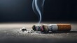 © Artfinity - World No Tobacco Day Concept Stop Smoking.tobacco cigarette butt on the floor