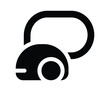 © Seetwo - Minimalist design of a vacuum cleaner in modern black and white style