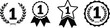 © PStock - NO.1 logo, icon, label, emblem, sign, gold, vector,  illustration, award, symbol, design isolated transparent.