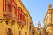 © Carmen - Mdina, Malta. Features of traditional houses in the medieval town.