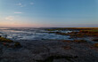 © dina - Abendstimmung am Naturstrand Hilgenriedersiel - der einzige Naturstrand mitten im Nationalpark Wattenmeer, Gemeinde Hagermarsch, Ostfriesland, Deutschland