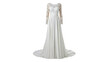 © Shahinur - Woman Wedding Party Dress Isolated on White Background  Elegant Female Formal Gown