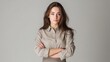 © Polpimol - business woman in work clothes, portrait, beauty, lifestyle, confidence, professional, fashionable, successful, cheerful, pretty, stylish, entrepreneur