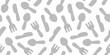 © ochikosan - 食器のアイコンのシームレス背景画像。（Seamless background image of tableware icons.）