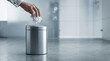 © Alex - Cough and Cold Hygiene: Disposing of Used Tissues in a Modern Office Environment to Prevent Germ Spread and Maintain Cleanliness