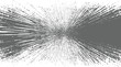 © Vector point - Abstract radial burst grayscale texture with distressed lines and a central dark area for dramatic background