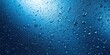 © NeuralNiche - Macro shot of rain or dew on a blue metallic background emphasizing texture, used for layout or UI backdrop, World Water Day