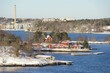 © a40757se - The Stockholm archipelago with the Fjderholmarna in the foreground and Liding in the background