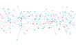 © Siam - Abstract network illustration with interconnected nodes and colorful connecting lines