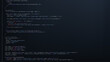 © hiten666 - Computer screen displaying lines of Javascript program code. Digital software development work for coding background and programming concept.