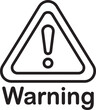 © MAJHI LAB - Warning Sign Triangle Icon with Exclamation Mark