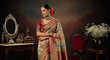 © PRASANNAPIX - Elegant Indian Woman in Traditional Silk Saree and Gold Jewelry