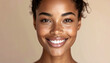 © Zaki - Close up portrait of a happy women smiling with a confident and authentic expression