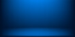 © Zain Farhany - smooth gradient dark blue light studio room with copy space for you design background